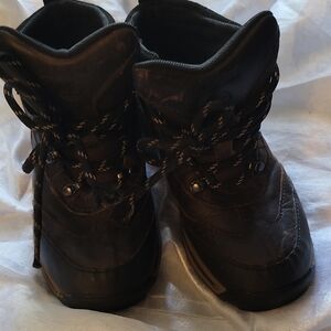 Timberland Backroads Hiker Leather Jungle Trail Hiking Boots Boys 12